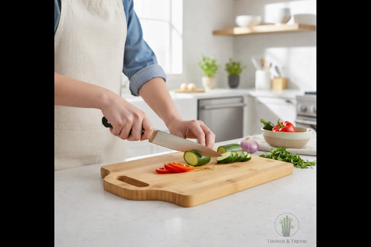 Bamboo Cutting Board 15 X 10 Combines Functionality with Craftsmanship